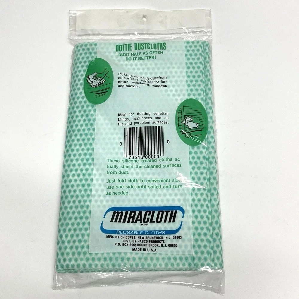 Miracloth‎ Reusable Cloths Dottie Dust & All Purpose Vintage Made In USA New Set